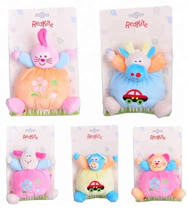 Prezzo di fabbrica all'ingrosso Del Bambino peluche animale del fumetto infantile culla appendere giocattoli con morbido musicale per il Bambino trolley - Product Image 6