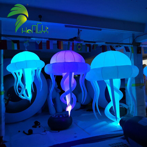 Hermosos globos de medusas de aire intermitentes de Color, iluminación LED, medusas inflables para decoraciones de fiesta nocturna - Product Image 4