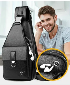 Messenger Outdoor Schulter Brust Umhängetasche Wasserdichte wasserdichte Mini Schulter tasche für Männer