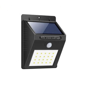 Potencia del Panel Solar barato 20Led lámpara de pared del Sensor de movimiento de emergencia de energía impermeable luz de pared de <span class=keywords><strong>jardín</strong></span> Solar - Product Image 1