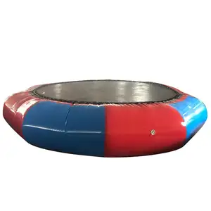 Pvc inflatable orbit water jumping trampolines for sale cn gua with OEM customized Happy Island