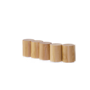 Hengjian Natural Gemstone 10ml Glass Roller Bottle Bamboo Cap <strong>Perfume</strong> Oil <strong>Container</strong> with Metal Roller for Skin Care Cosmetics - Product Image 6