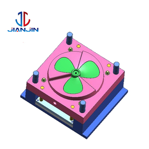 Custom stampaggio ad iniezione di plastica ventola di raffreddamento stampo guscio di pala del ventilatore muffa - Product Image 1