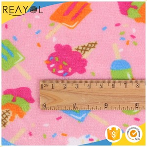 Buen grado de helado suave diseño de impresión minky tela fabricante minky tela coreana precio - Product Image 1