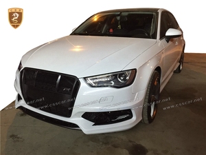 Labio delantero y faldones laterales para Audi <span class=keywords><strong>A3</strong></span> kit de carrocería ab style car kit de actualización - Product Image 1