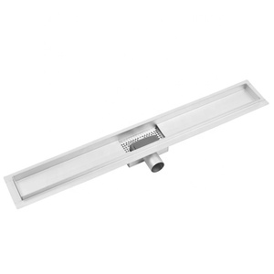 Drain <span class=keywords><strong>de</strong></span> <span class=keywords><strong>douche</strong></span> linéaire trempé en verre <span class=keywords><strong>horizontale</strong></span> linéaire drain <span class=keywords><strong>de</strong></span> plancher - Product Image 3