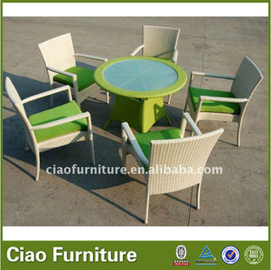 2017 Nouveau Style table en plein air <span class=keywords><strong>ensemble</strong></span> synthétique rotin <span class=keywords><strong>salle</strong></span> à <span class=keywords><strong>manger</strong></span> <span class=keywords><strong>ensemble</strong></span> - Product Image 5
