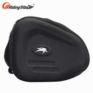Rígido duro cuero como perno en motocicleta equipaje extra grande silla desmontable alforjas - Product Image 5