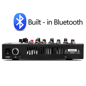 Depusheng – Mini mélangeur Audio numérique professionnel <span class=keywords><strong>F4</strong></span>, 4 canaux, effets de mélange retardés numériques intégrés, DJ Audio - Product Image 5
