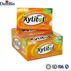 Gesüßt mit reinem Xylitol-Kaugummi Halal Real Xylitol-Kaugummi