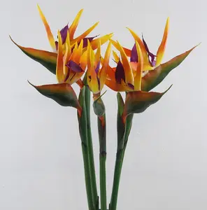 Artificial Bird of Paradise Flower Floral Single Stem Bird Of Paradise Plant Decor