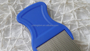 Manche en plastique, longues aiguilles en acier inoxydable, tête humaine, <span class=keywords><strong>Anti</strong></span>-poux, poux, <span class=keywords><strong>tiques</strong></span>, peigne à puces - Product Image 5