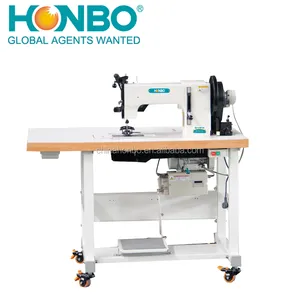 Máquina de coser HB-204-102 con doble aguja para mocasín
