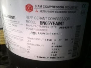 มิตซูบิชิสยามสโครล์คอมเพรสเซอร์ BN65YEAMT R410a 380V-415V/50Hz - Product Image 2