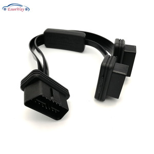 Full 16 Pin 2 in 1 OBD2 Extension Cable With Switch Y Splitter <strong>Obd</strong> Male to Double Female Adapter <strong>Diagnostic</strong> <strong>Tool</strong> - Product Image 2