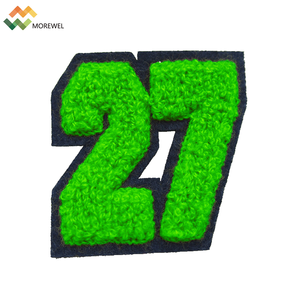 卸売 3D シェニールパッチタオル 刺繍パッチ 文字アップリケ セーター用 - Product Image 5