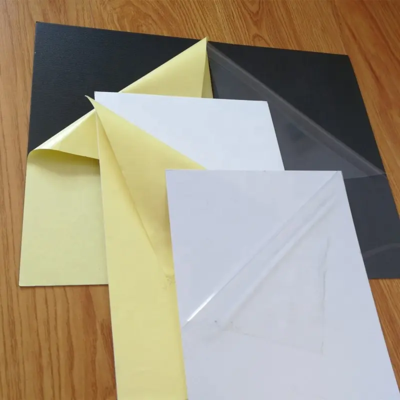 0.3-1.5mm double side self adhesive pvc sheet for photo album,photobook foam PVC inner sheet