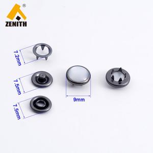 Bouton pression perle de haute qualité MPC10028 écologique avec finition perle de luxe - Product Image 2