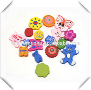 Multicolor mezclado lindo forma Animal de madera pintadas a gran - Product Image 4
