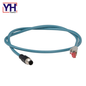 <span class=keywords><strong>Brochage</strong></span> Personnalisé De Haute Qualité M12 Mâle À Rj45 <span class=keywords><strong>Ethernet</strong></span> Câble Adaptateur - Product Image 3