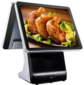POS Pabrik POS Sistem Kasir Terminal Sentuh Semua Dalam Satu Desktop Restoran Hotel Supermarket Desain Eksklusif POS PC