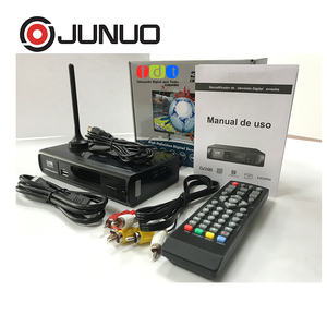 Caja de TV fábrica DVB-T2 receptor de televisor decodificador <span class=keywords><strong>TDT</strong></span> HD digital con HD <span class=keywords><strong>cable</strong></span> y <span class=keywords><strong>antena</strong></span> para Colombia - Product Image 2