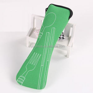 مجموعة أدوات مائدة ترويجية محمولة من الفولاذ المقاوم للصدأ ملعقة وعيدان تناول الطعام في صحن - Product Image 6