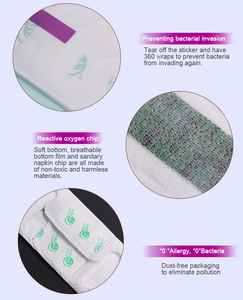 厂家批发一次性天然软棉卫生巾最佳女士月经垫免费样品 - Product Image 6