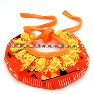 Vietnam-Made Cute Style Pet Frill Choker with Animal Pattern and <b>Ribbon</b> <b>Decoration</b> for Dogs - Product Image 2