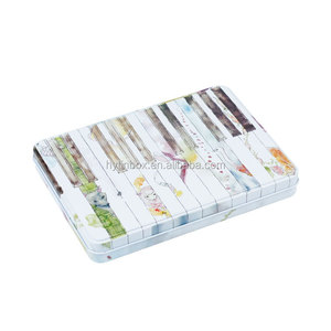 Hộp Đựng Thẻ Quà Tặng Kích Thước A5 Phẳng Hình Chữ Nhật <span class=keywords><strong>MOQ</strong></span> Thấp Hộp Kim Loại - Product Image 4