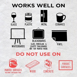 Goodplus 3mm branco seco apagar líquido giz marcador Graffiti marcadores - Product Image 6