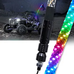 LED Frusta Luce Che Cambia Colore Con Telecomando di controllo Per Off Road Quad ATV Parti