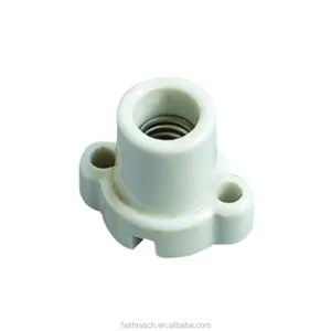 Cangkang Sekrup Terdaftar CE Porselen Lamaran E14 2a 250V