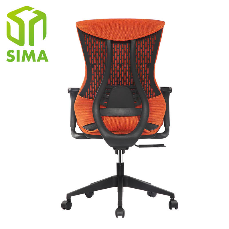 Infinity luxury orange multi-functional ergonomic office chair