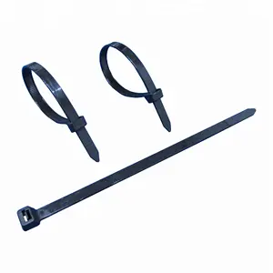 100pcs 3.6*250 mm Self-Locking Plastic Nylon Cable Ties Plastic Nylon 6/6 Low Profile Inline Cable Ties / Zip ties