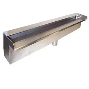 Low price stainless steel water blade swimming pool artificial water spillway garden LED waterfall decoration