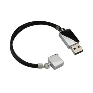 Metal Bracelet USB 2.0 Flash Drive Wrist Band Pendrive 4GB 8GB