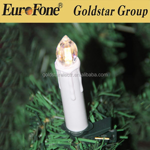 Belle coloré bougie sans flamme pilier led candle light pour X'mas - Product Image 2