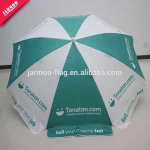 Promoción de fábrica Grande promocional a prueba de viento de playa paraguas plegable - Product Image 3