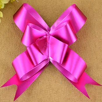 Plastic Butterfly Pull Bows Gift Ribbon For Decorate