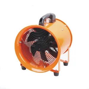 Sıcak satış 12 inç taşınabilir vantilatör eksenel kanal üfleyici endüstriyel atölye Extractor Fan