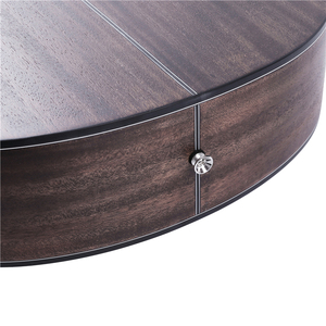 Guitarra Eléctrica Western de 41 Pulgadas, Guitarra Acústica <span class=keywords><strong>Vintage</strong></span> Negra - Product Image 4