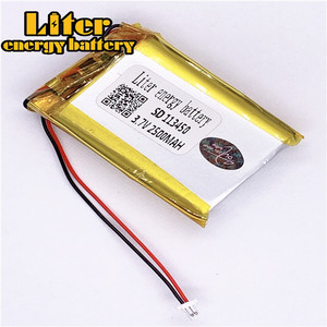 Plug 1.0-2 P 113450 2500 mah 3.7 V lipo battery Rechargeable solar li ion polymer lithium battery with PCM - Product Image 2