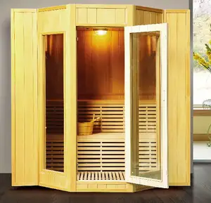 Ecke suana infrarot sauna holz schierling dampfsauna