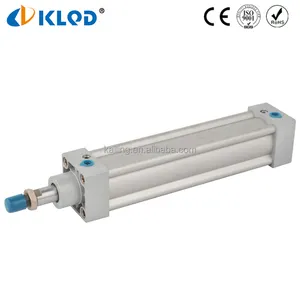 SI series ISO6431 standard pneumatic cylinder ganda bertindak piston