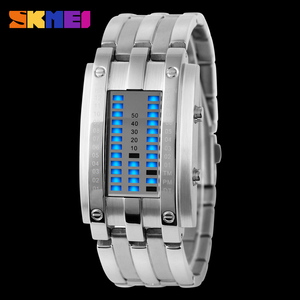 Caliente venta <span class=keywords><strong>SKMEI</strong></span> 0926 <span class=keywords><strong>binario</strong></span> Led moda <span class=keywords><strong>reloj</strong></span> <span class=keywords><strong>reloj</strong></span> de la plata diseñe su propio <span class=keywords><strong>reloj</strong></span> - Product Image 2