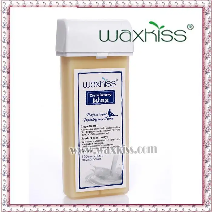 Waxkiss marca de la buena calidad liposoluble depilación cera caliente