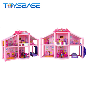<span class=keywords><strong>Maison</strong></span> <span class=keywords><strong>de</strong></span> poupée - Jouet amusant pour enfants, <span class=keywords><strong>maison</strong></span> en plastique à construire soi-même - Product Image 2