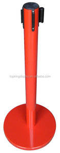 <span class=keywords><strong>Poste</strong></span> de file d'attente de banque de barrière de contrôle des foules de concert robuste avec ceinture de séparation en plastique durable en acier aluminium utilisation dans les aéroports - Product Image 5