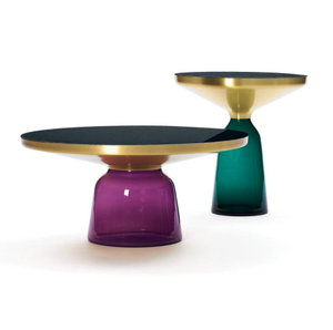 Luxe salon meubles réplique verre center Cloche Table par trempé verre - Product Image 6